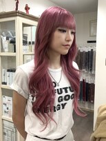 ハチ(HACHI)&nbsp;エクステ80本で地毛と同じピンクパープル♪残留無し