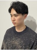 かきあげナチュラルパーマ