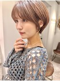 20代30代40代50代小顔◎丸みショート