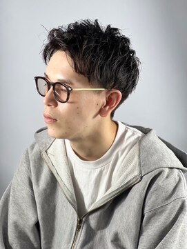 プレミアムバーバー 新宿店(PREMIUM BARBER produce by HIRO GINZA) 爽やかアップバング