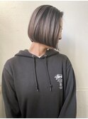 白髪ぼかしハイライト