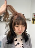 アンブレラカラー　ミルクティーベージュ　mao