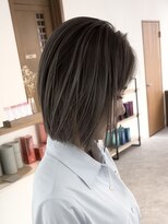 ウル 岡山駅店(ULu.)&nbsp;ハイライトハイトーンダブルカラー20代30代40代前髪長めULu