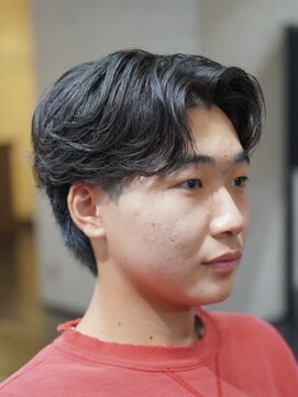 ノーエン(noen) 佐賀シャドウパーマニュアンスパーマメンズマッシュフェード