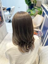 アンソル オブ リシェール(N'SOL of RICHAIR)&nbsp;前髪/アンブレラカラー/こなれミディ/イメチェン/ウェーブパーマ