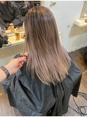 白髪ぼかしバレイヤージュ