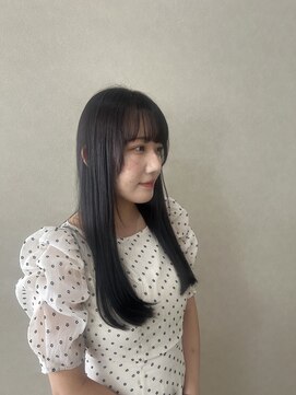 ミリ 奈良店(mm) 寒色カラー/ロングスタイル/髪質改善トリートメント