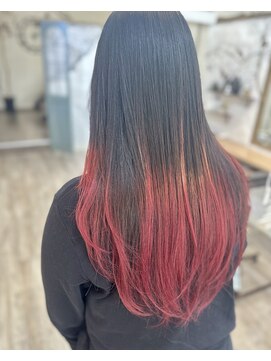 ラウラアンドロー(LAURA&RO) ダブルカラー/ケアブリーチ/インナーカラー/ベージュ【塚口】