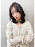 ミディアムレイヤースタイル