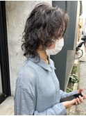 【三ツ井純】ウルフパーマ 無造作カール ウルフカット レイヤー
