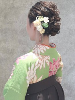 キャノン 目白本店(CANNON)の写真/【早朝対応OK/着付け室ご用意】プロの技術で素敵な一日に♪成人式の後撮り/卒業式の着付けご予約受付中◎