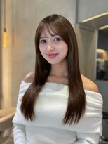 ルームバイシー 新宿(Loom. by Sea)&nbsp;イメチェン×ピンクベージュ[アンブレラカラー/前髪]