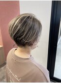 白髪ぼかしハイライト