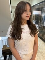アクシス 栄店(`AXIS)&nbsp;馬渕ワンホンレイヤー/ミルクティーブロンド/ダークブルー/栄