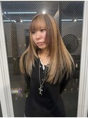 三毛猫カラー/ブロックカラー/デザインカラー/ミルクティー/