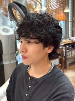 スタジオフォーエイチ(STUDIO 4H) グランジパーマ/波巻きパーマ/松村北斗/マッシュウルフ/メンズ