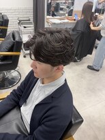 モク(mok)&nbsp;清潔感UP！フェザーパーマ