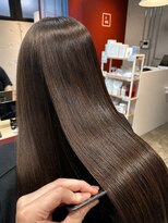 イロ ジェイアール JR奈良店(IRO)&nbsp;サラツヤ縮毛矯正×チョコレートブラウン×酸性ストレート