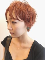 シュリープ(shleep) オレンジベージュ パーマショート