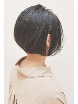 モリオ フロム ロンドン イオンモール 熊本店(morio FROM LONDON) 【morio熊本】大人かわいい黒髪×前下がりショートボブ.k