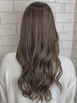 アジールヘア 北千住駅西口店(agir hair) ナチュラルハイライト/マロンベージュ韓国ブリーチ北千住