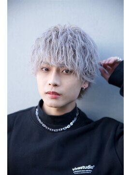 エデアンホンテン メンズサロン(EDEAN 本店 （旧：EDEAN 上通）) 波打ち無造作マッシュ　熊本ホワイトアッシュ　熊本メンズ