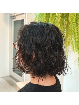 アクセヘアー 町田(acce hair) ボブのしっかりウェーブパーマ