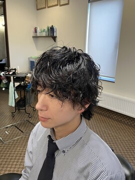 理容 うめむら MIXパーマ