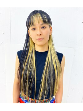 クク 渋谷(QUQU) ワイドバングデザインロング