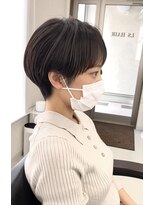 エルエスヘアー(LS HAIR) ハンチさん風　大人女性のベリーショート