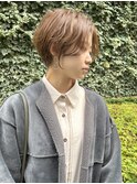 大人ハンサムショートボブ/オリーブベージュ20代30代40代50代