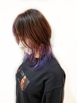 イデア 柏の葉コイルリンクガレージ店(IDEA) インナーカラー×ブルーバイオレット