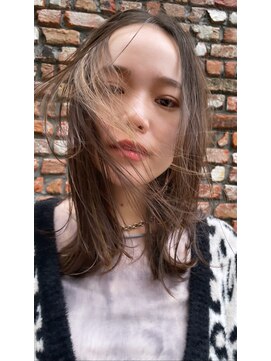 バックボッカー(BACK BOCKER) 極細ハイライト×グレージュ