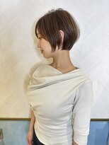 ロンド ストラーダ 心斎橋(Lond strada)&nbsp;ショート×ハイライト白髪ぼかし×シルキーベージュ[心斎橋]