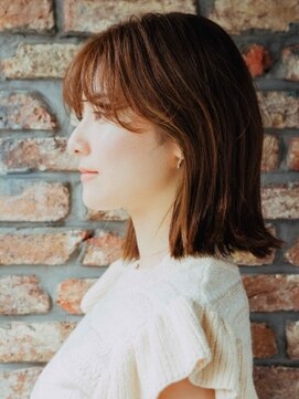 ヘアアンドリラクゼーション シャッセ(Hair&Relaxation SASE) プツッと外ハネボブ