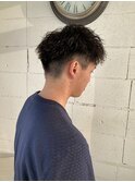 #ジェットモヒカン×ランダムツイストパーマ