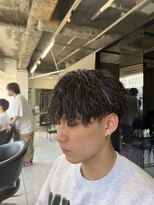 アイズ 海老名(AIZU) ツイストスパイラルパーマ メンズパーマ 波巻きパーマ