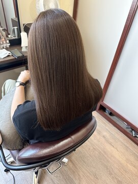 ライフ 住道店(Lyfe) 髪質改善サラ艶ロング_ダークアッシュオリーブベージュ_242