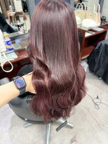 ビゼ 梅田(BIZE)&nbsp;レッドブラウン/ヨシンモリ/バージンレミーエクステ80枚