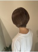丸みショート/ベージュカラー