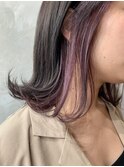 #インナーカラー × #バイオレットカラー