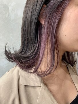 サル(saru) #インナーカラー × #バイオレットカラー