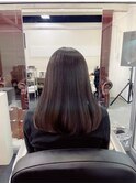 ストレートセミロング