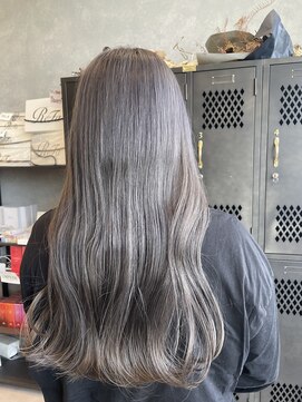 アチーブリス(achieve Liss) ラベンダーグレージュゆるふわウェーブロング艶感大人可愛い