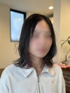 ヘアサロン エスプリ(hair salon esprit) ミディアムレイヤー/イヤリングカラー