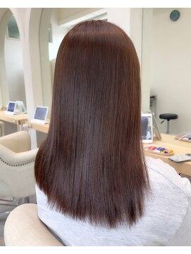 アグ ヘアー テラス沖縄店(Agu hair terrace) 最高級髪質改善+ブリーチなしWカラー(ミルクティーベージュ)