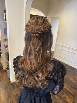 ジャム クリエイティブ ヘアデザイン(jam Creative Hair Design) ハーフアップヘアセット