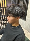 波巻きスパイラル波巻きパーママッシュメンズパーマ【大和】