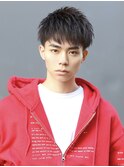 【上げ下ろし可能】短髪アップバング
