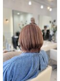 AO hair ピンクベージュ
